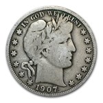 1907 Barber Half Dollar VG