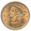 1907-D $5 Liberty Gold Half Eagle MS-65 PCGS