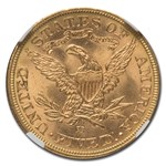 1907-D $5 Liberty Gold Half Eagle MS-66+ NGC