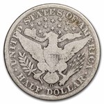 1907-D Barber Half Dollar Good