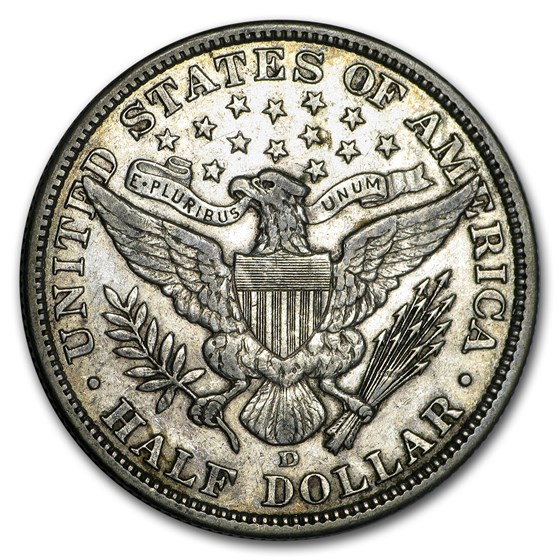 Buy 1907-D Barber Half Dollar XF | APMEX