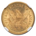 1907 Liberty Gold Quarter Eagle MS-67 NGC (Green Label)