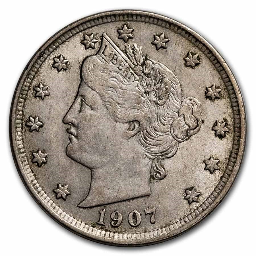 Buy 1907 Liberty Head V Nickel XF | APMEX