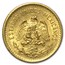 1907 Mexico Gold 5 Pesos AU