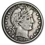 1907-O Barber Half Dollar XF