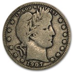 1907-O Barber Quarter VG