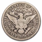 1907-S Barber Half Dollar VG