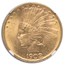 1908 $10 Indian Gold Eagle MS-64 NGC (Green Label)