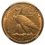 1908 $10 Indian Gold Eagle No Motto AU-55 NGC