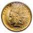 1908 $10 Indian Gold Eagle w/Motto MS-63 PCGS