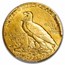 1908 $2.50 Indian Gold Quarter Eagle MS-64 PCGS