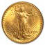 1908 $20 St Gaudens Gold Double Eagle No Motto MS-64 NGC