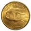 1908 $20 St Gaudens Gold Double Eagle No Motto MS-64 PCGS