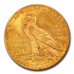 1908 $5 Indian Gold Half Eagle MS-64+ PCGS CAC