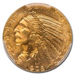 1908 $5 Indian Gold Half Eagle MS-65 PCGS