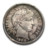 1908 Barber Dime MS-66 PCGS