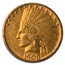 1908-D $10 Indian Gold Eagle No Motto AU-55 PCGS