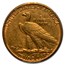 1908-D $10 Indian Gold Eagle No Motto AU-55 PCGS