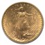 1908-D $20 St Gaudens Gold Double Eagle No Motto MS-61 PCGS