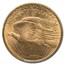 1908-D $20 St Gaudens Gold Double Eagle No Motto MS-61 PCGS