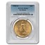 1908-D $20 St Gaudens Gold Double Eagle No Motto MS-62 PCGS