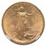 1908-D $20 St Gaudens Gold Double Eagle No Motto MS-65 NGC