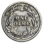 1908-D Barber Dime VF