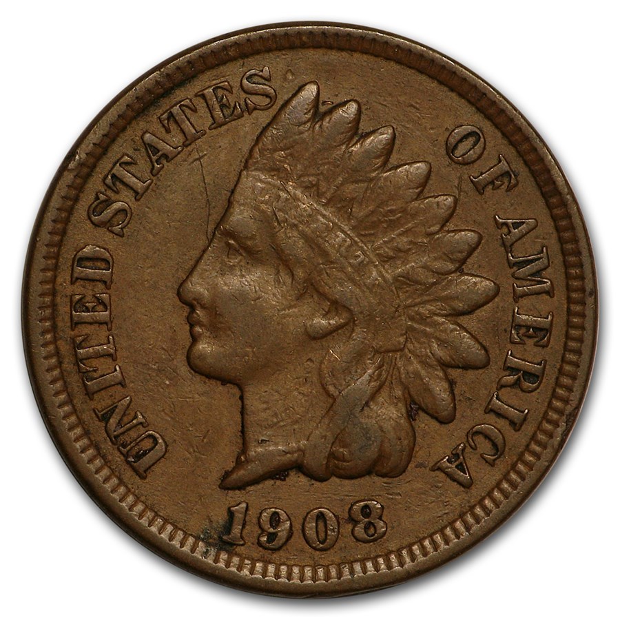 Buy 1908 Indian Head Cent VF | APMEX