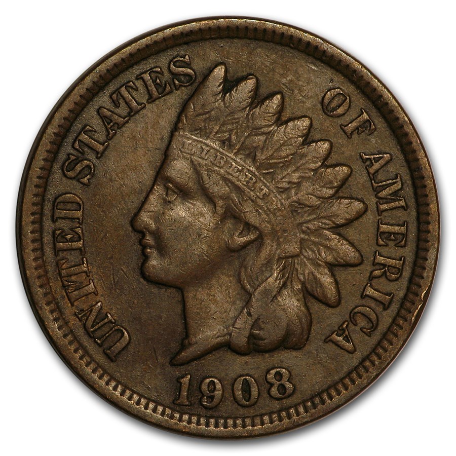 1908 Indian Head Cent XF