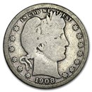 1908-O Barber Quarter Good