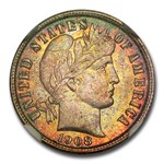 1908-S Barber Dime MS-66+ NGC CAC