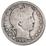 1908-S Barber Quarter Good