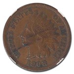 1908-S Indian Head Cent XF-40 NGC (Brown)