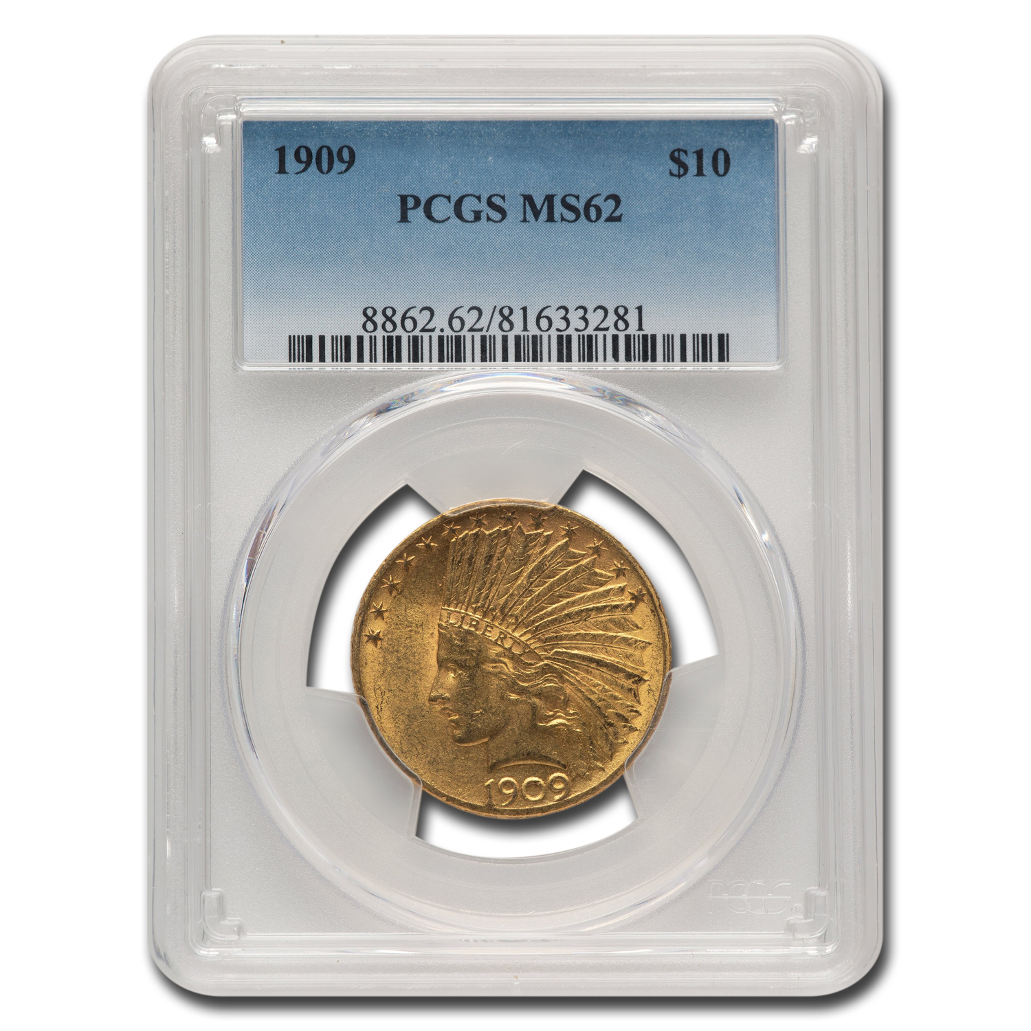 Buy 1909 $10 Indian Gold Eagle MS-62 PCGS | APMEX