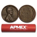 1909-1958 Wheat Cent 50-Count Roll Avg Circ