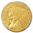 1909 $2.50 Indian Gold Quarter Eagle MS-62 PCGS