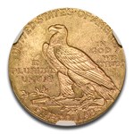 1909 $2.50 Indian Gold Quarter Eagle MS-63 NGC CAC