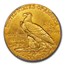 1909 $2.50 Indian Gold Quarter Eagle PR-65 CACG