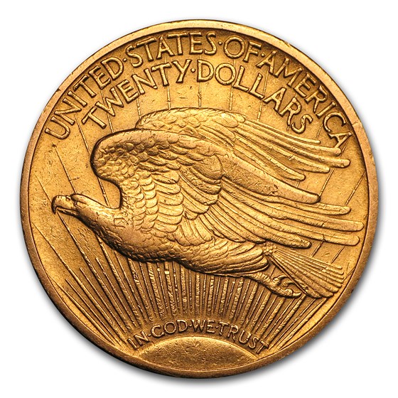 Buy 1909/8 $20 Saint-Gaudens Gold Double Eagle AU | APMEX