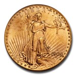 1909-D $20 St Gaudens Gold Double Eagle MS-65 PCGS