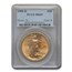 1909-D $20 St Gaudens Gold Double Eagle MS-65 PCGS