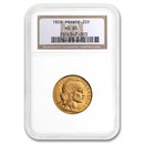 1909 France Gold 20 Francs Rooster MS-65 NGC