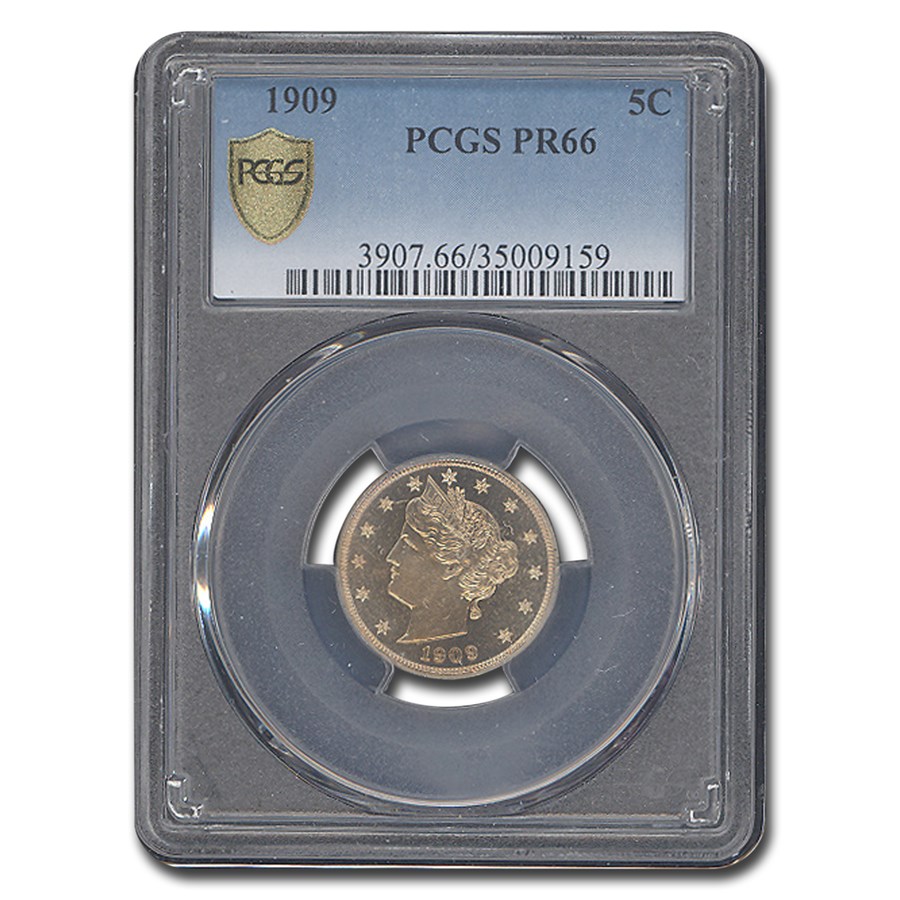 1909 Liberty Head Nickel PR-66 PCGS