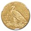 1909-O $5 Indian Gold Half Eagle AU-58 NGC
