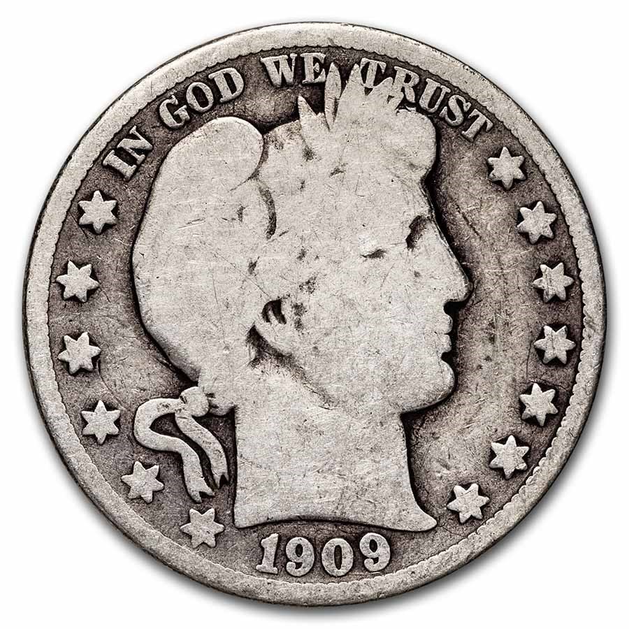 1909-O Barber Half Dollar AG