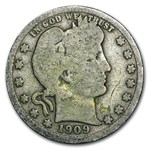 1909-O Barber Quarter Good