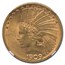 1909-S $10 Indian Gold Eagle AU-58 NGC