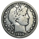 1909-S Barber Half Dollar VG