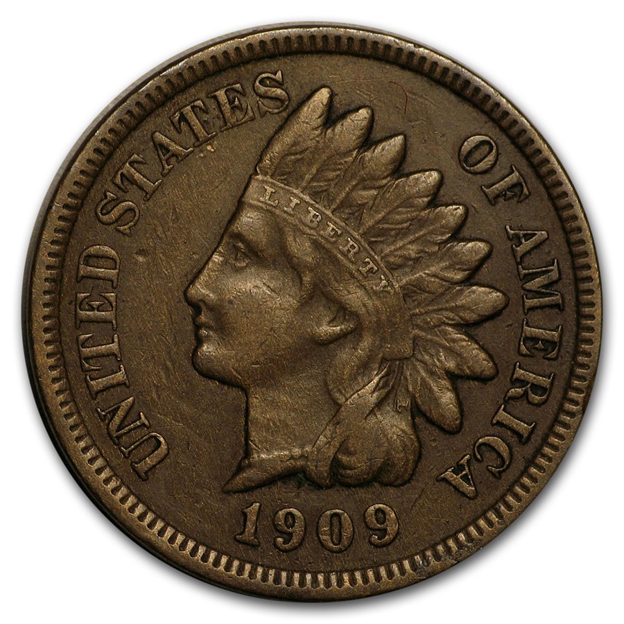 1909-S Indian Head Cent VF