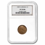 1909-S Lincoln Cent VF-30 NGC (Brown)